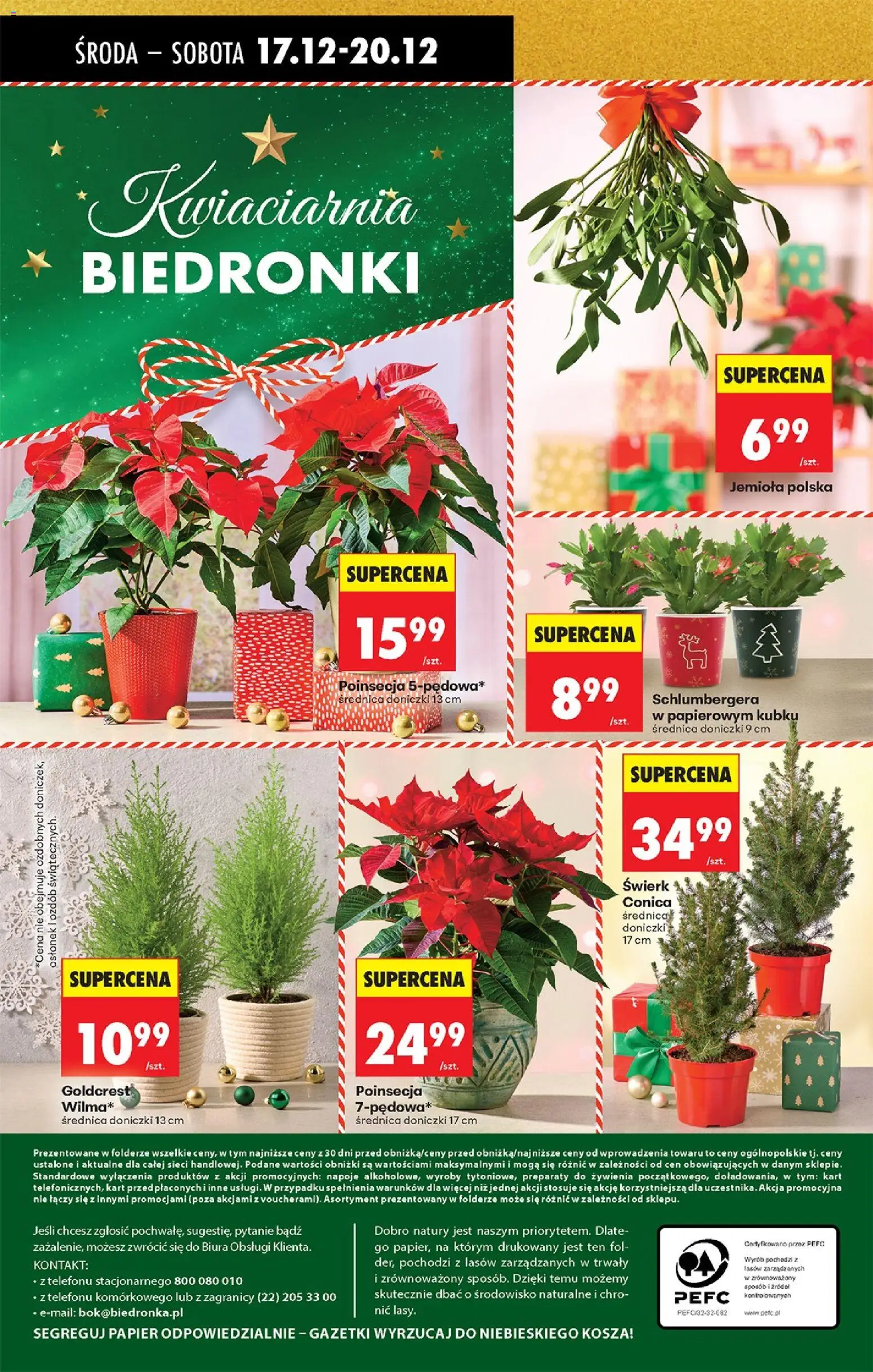 Biedronka gazetka - Oferta w tym tygodniu od 17.12.2025 | Strona: 86 | Produkty: Napoje, Doniczki