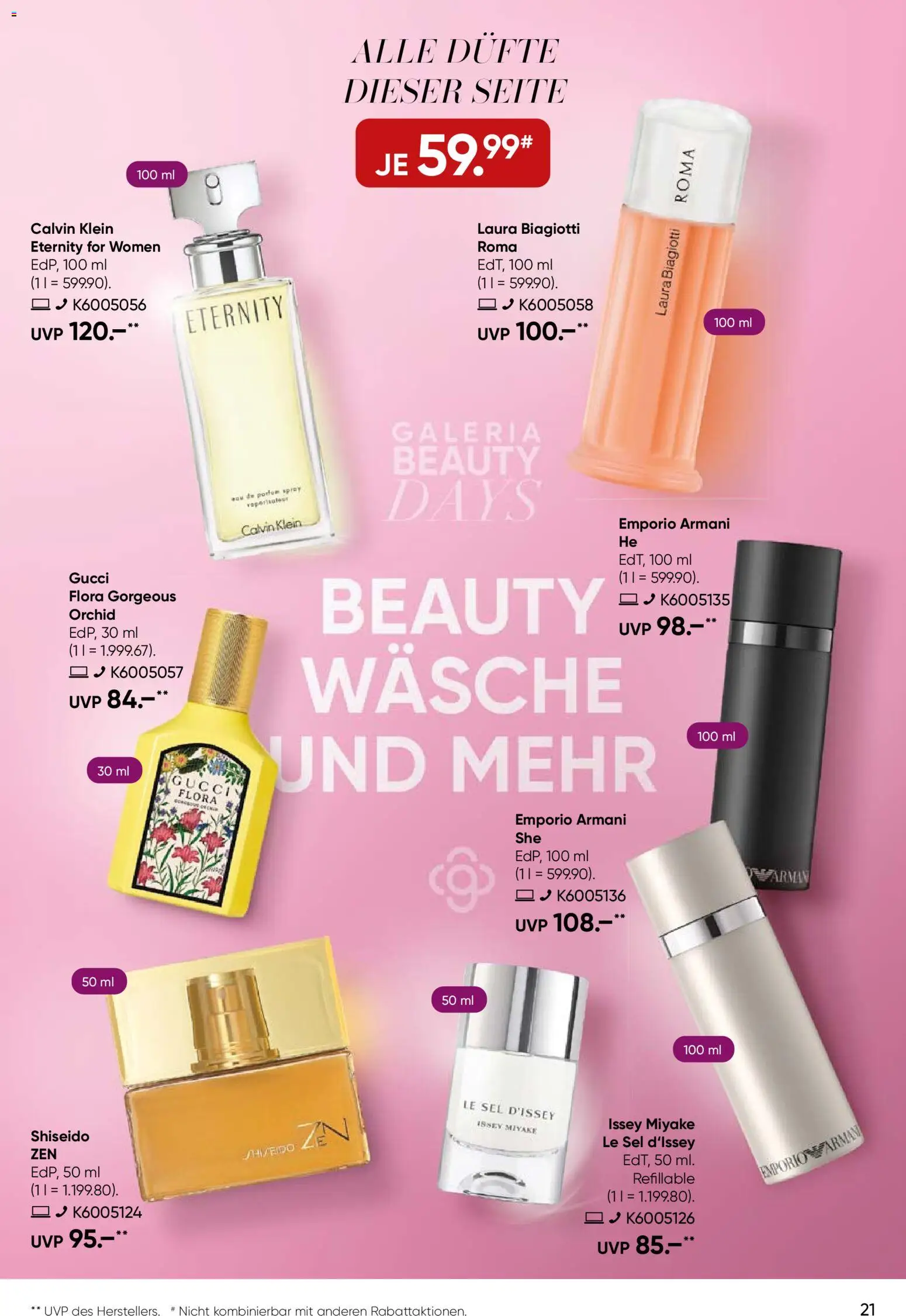 Galeria Karstadt Kaufhof Prospekt 	 – gültig ab 29.10.2025 | Seite: 21