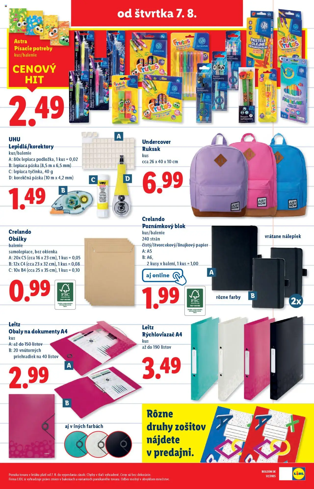 Lidl leták │ platný od 04.08.2025 | Strana: 79 | Produkty: Ruksak, Notebook