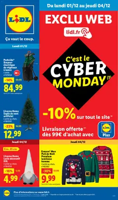 LIDL - Prévisualisation de LIDL Cyber Monday valide à partir de 01.12.2025