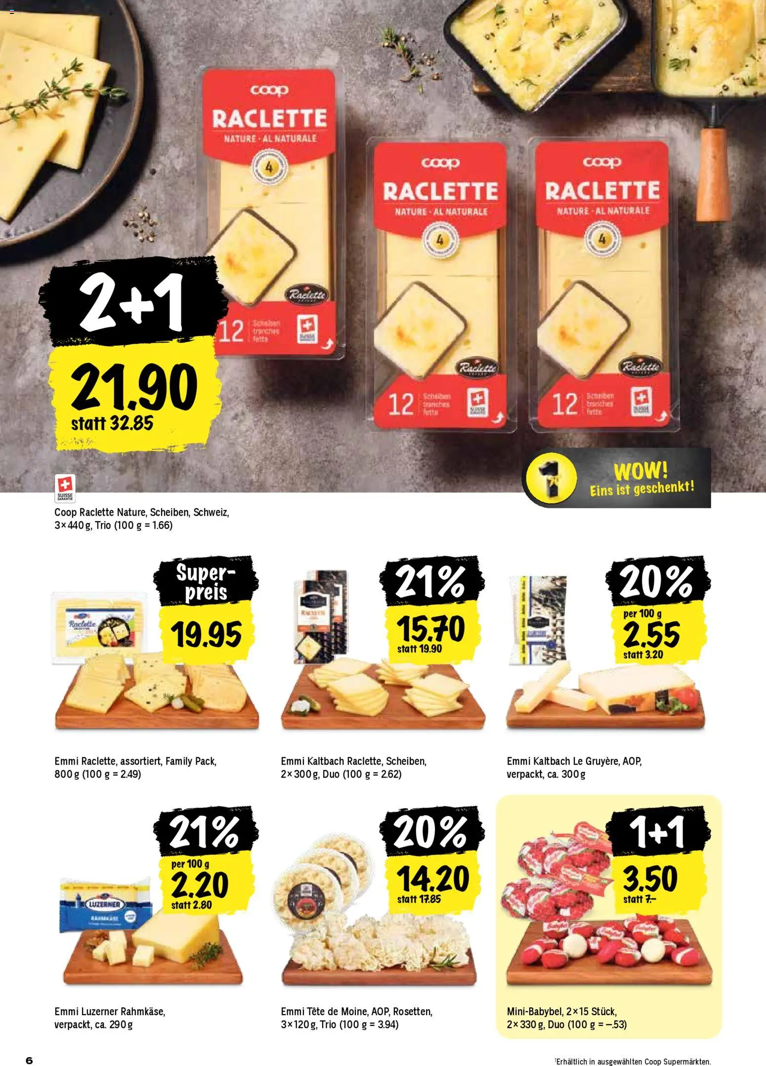 Coop Aktionen – gültig ab 08.01.2026 | Seite: 6 | Produkte: Raclette