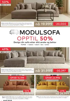 Forhåndsvisning av Skeidar kundeavis gyldig fra 27.10.2025 | Side: 2 | Produkter: Sofa, Sjeselong