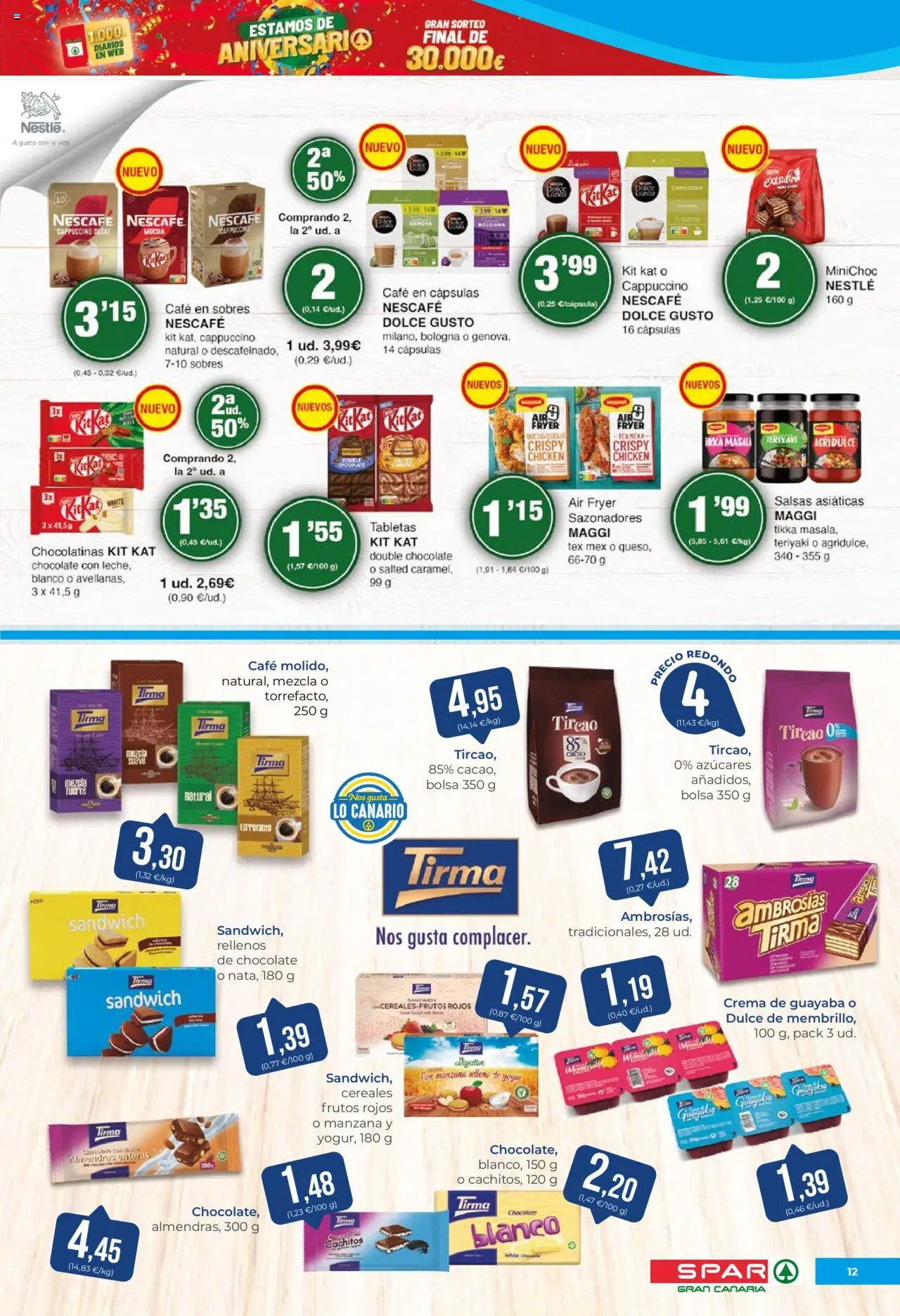 Spar folleto │ válido desde el 03.10.2025 | Página: 12 | Productos: Café, Manzana, Café en cápsulas, Bolsa