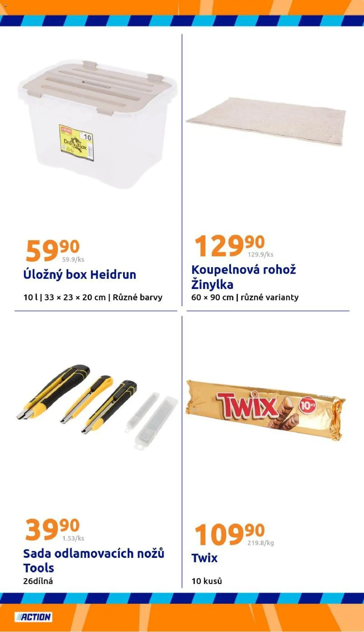 Action leták od 14.01.2026 | Strana: 25 | Produkty: Box, Twix, Úložný box, Barvy
