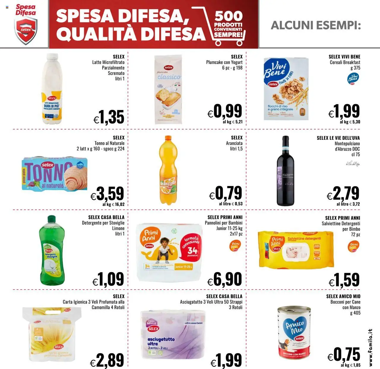 Volantino Famila del 02.10.2025 | Pagina: 27 | Prodotti: Riso, Pinne, Tonno, Tonno al naturale