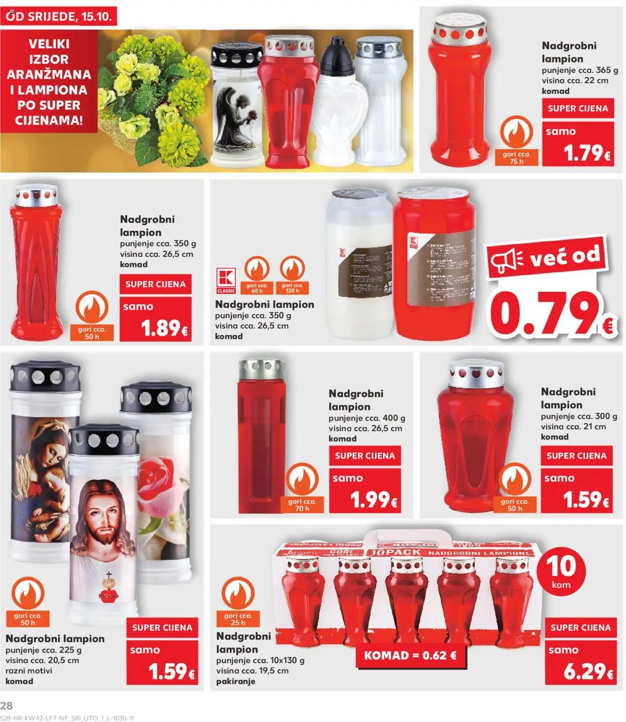 Kaufland katalog | vrijedi od 15.10.2025 | Stranica: 28 | Proizvodi: Lampion