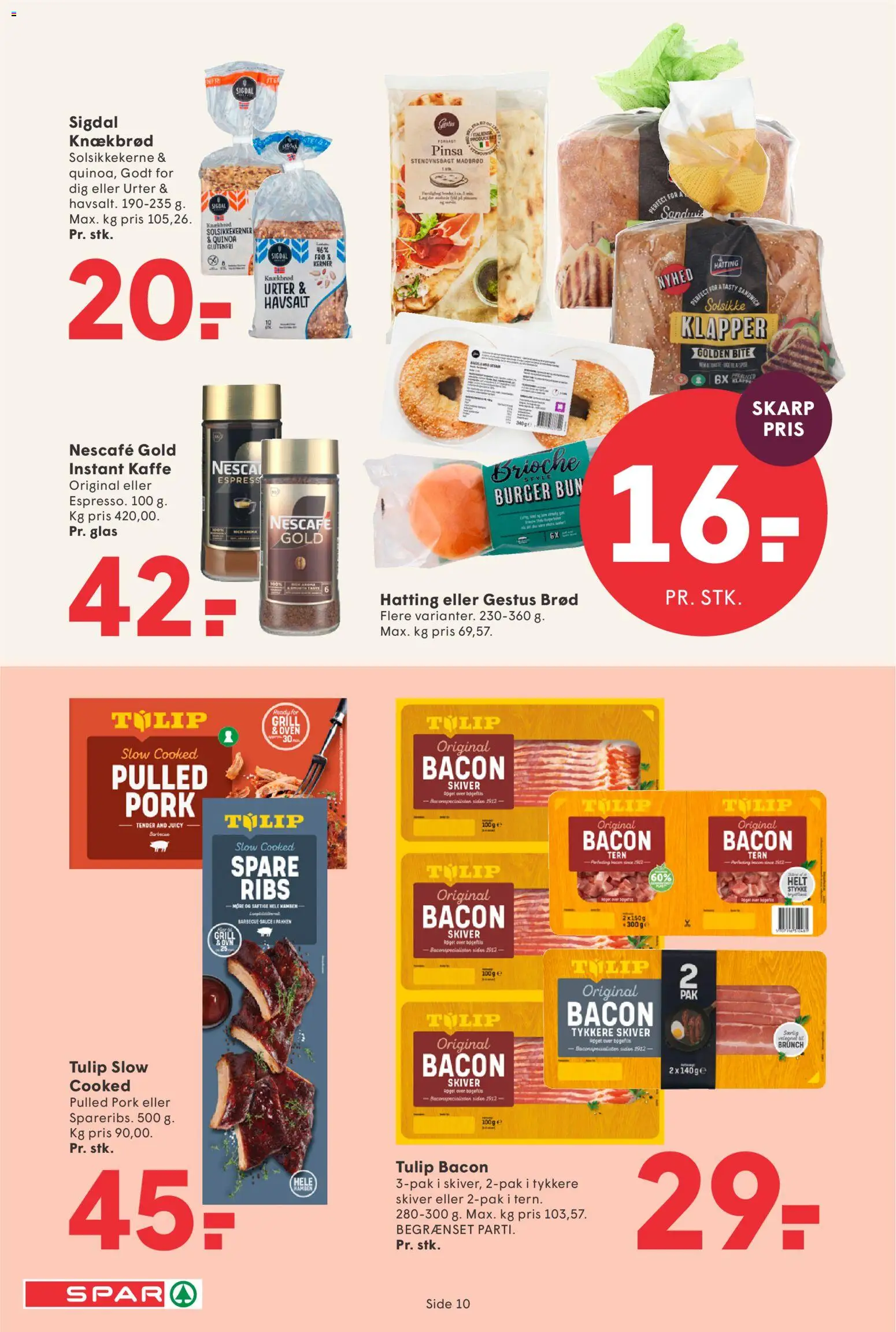 Spar tilbudsavis – gyldig fra 06.03.2026 | Side: 11 | Produkter: Brød, Kaffe, Solsikkekerner, Bacon
