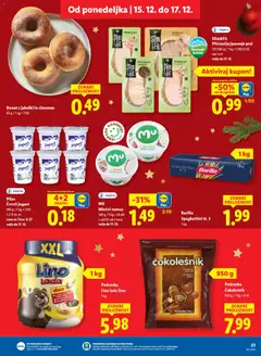 Lidl katalog akcije – veljaven od 11.12.2025 | Stran: 37 | Izdelki: Namaz, Kos, Čokolešnik, Jogurt