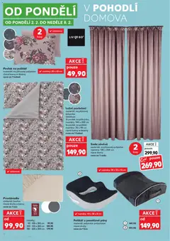 Náhled letáku Povlak na polštář, materiál: recyklovaný polyester, různé barvy a dezény, rozměry: 50 x 60 cm, cena za 1 balení od 28.01.2026 | Strana: 6 | Produkty: Povlak na polštář, Povlečení, Polštář, Barvy