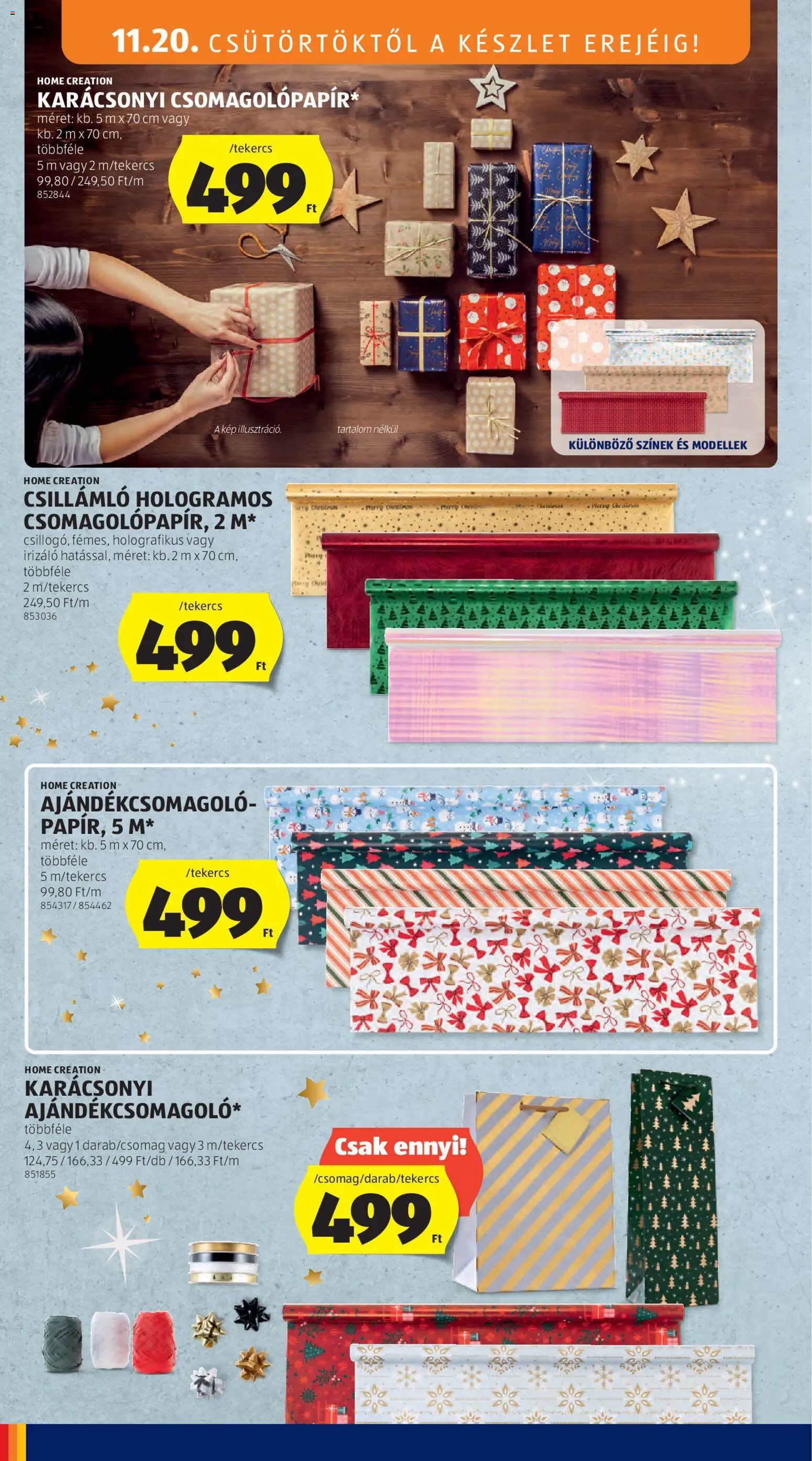 Aldi akciós ujság - amely érvényes a következő dátumtól: 20.11.2025 | Oldal: 4