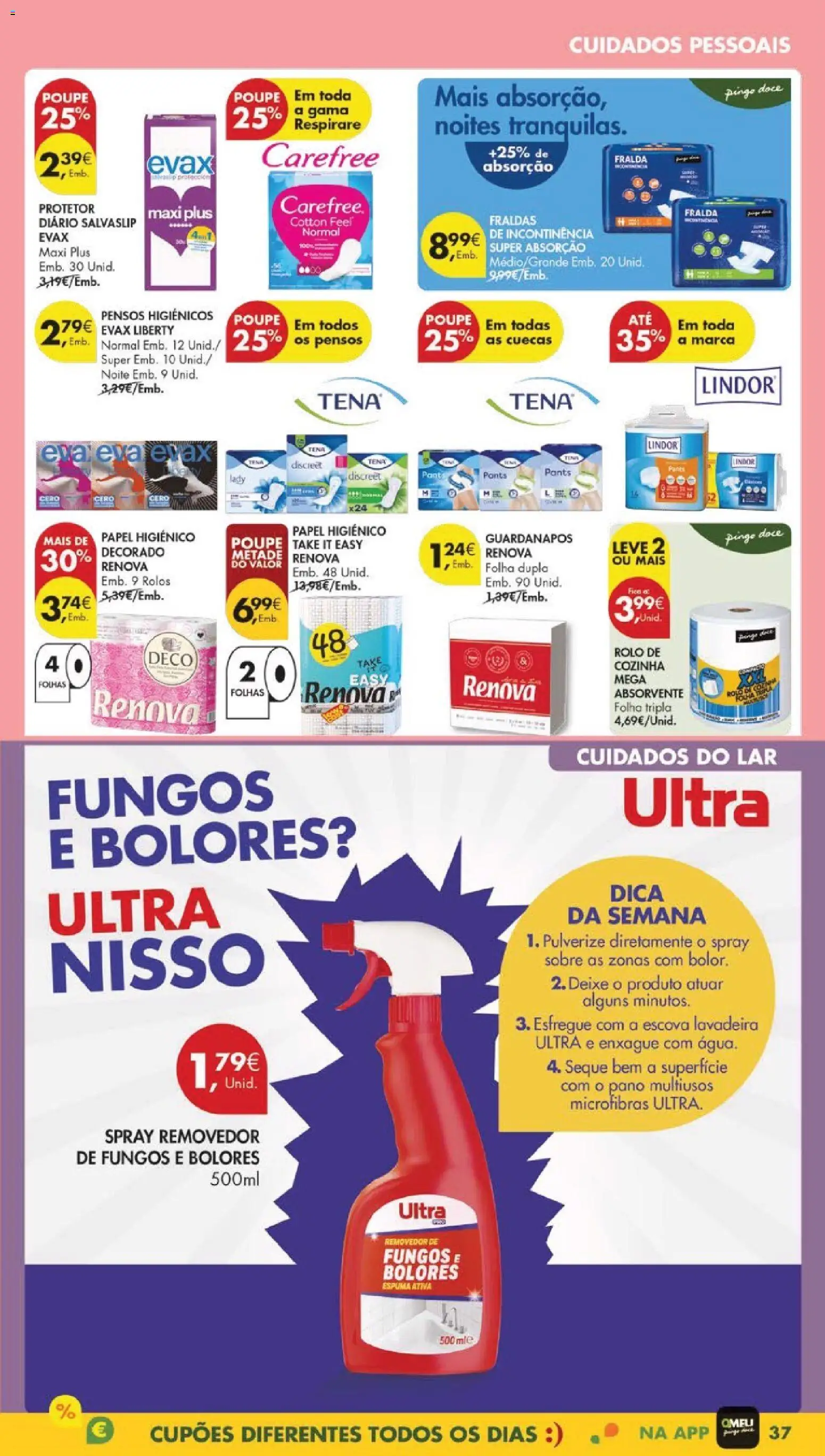 Pingo Doce Black Friday │ válido de 25.11.2025 | Página: 41 | Produtos: Pensos higiénicos, Fraldas, Guardanapos, Cuecas