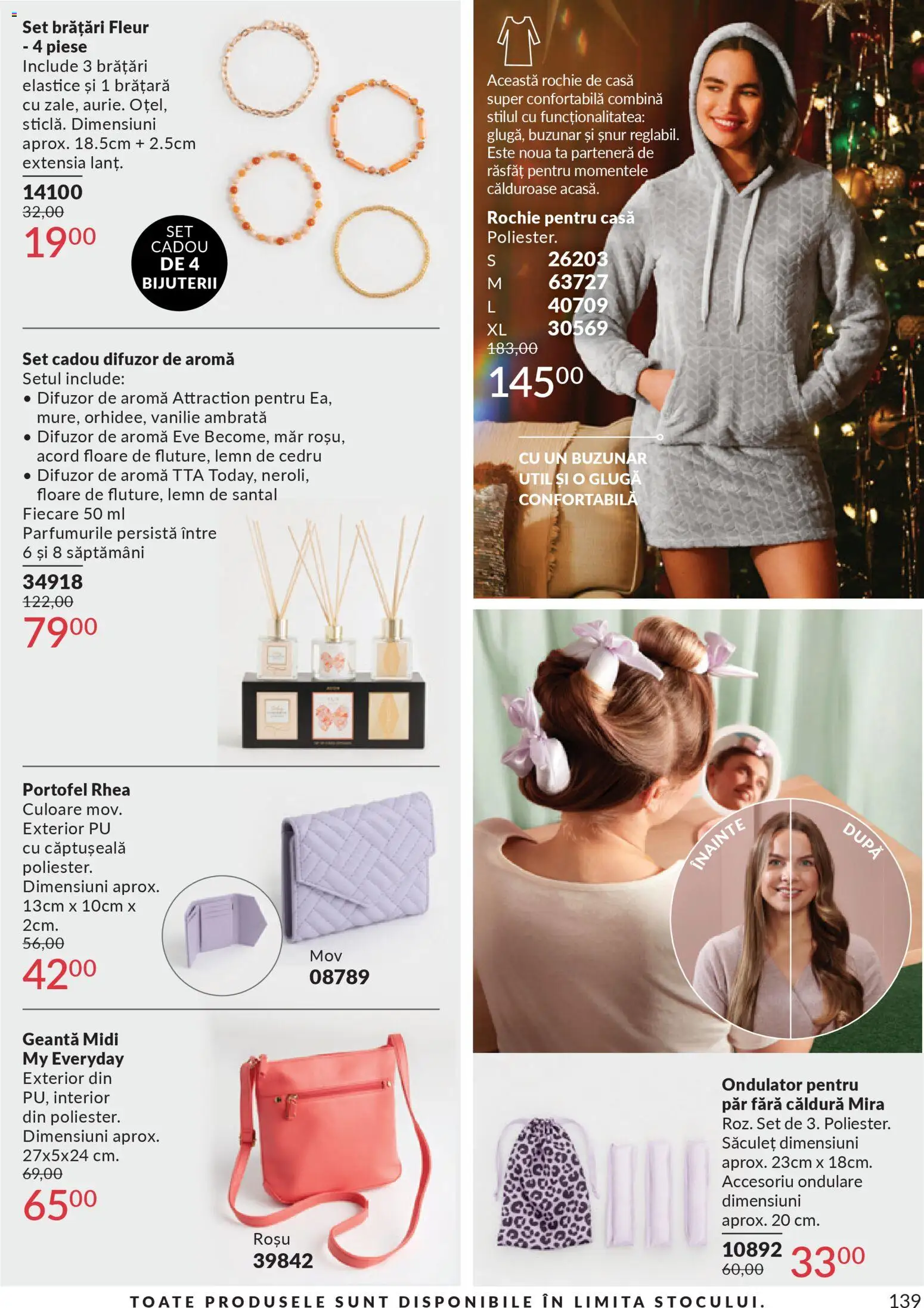 Noul catalog Avon – valabil de la 01.03.2026 | Pagină: 141 | Produse: Portofel, Rochie, Geantă, Ondulator