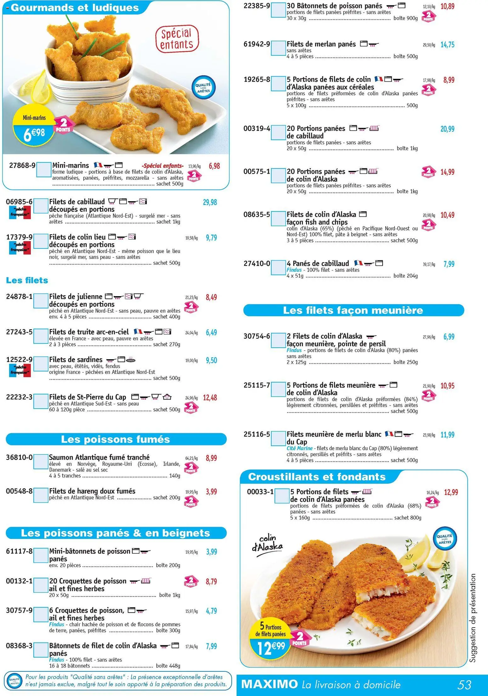 {H1} | Page: 53 | Produits: Flocons, Pêche, Sel, Poisson