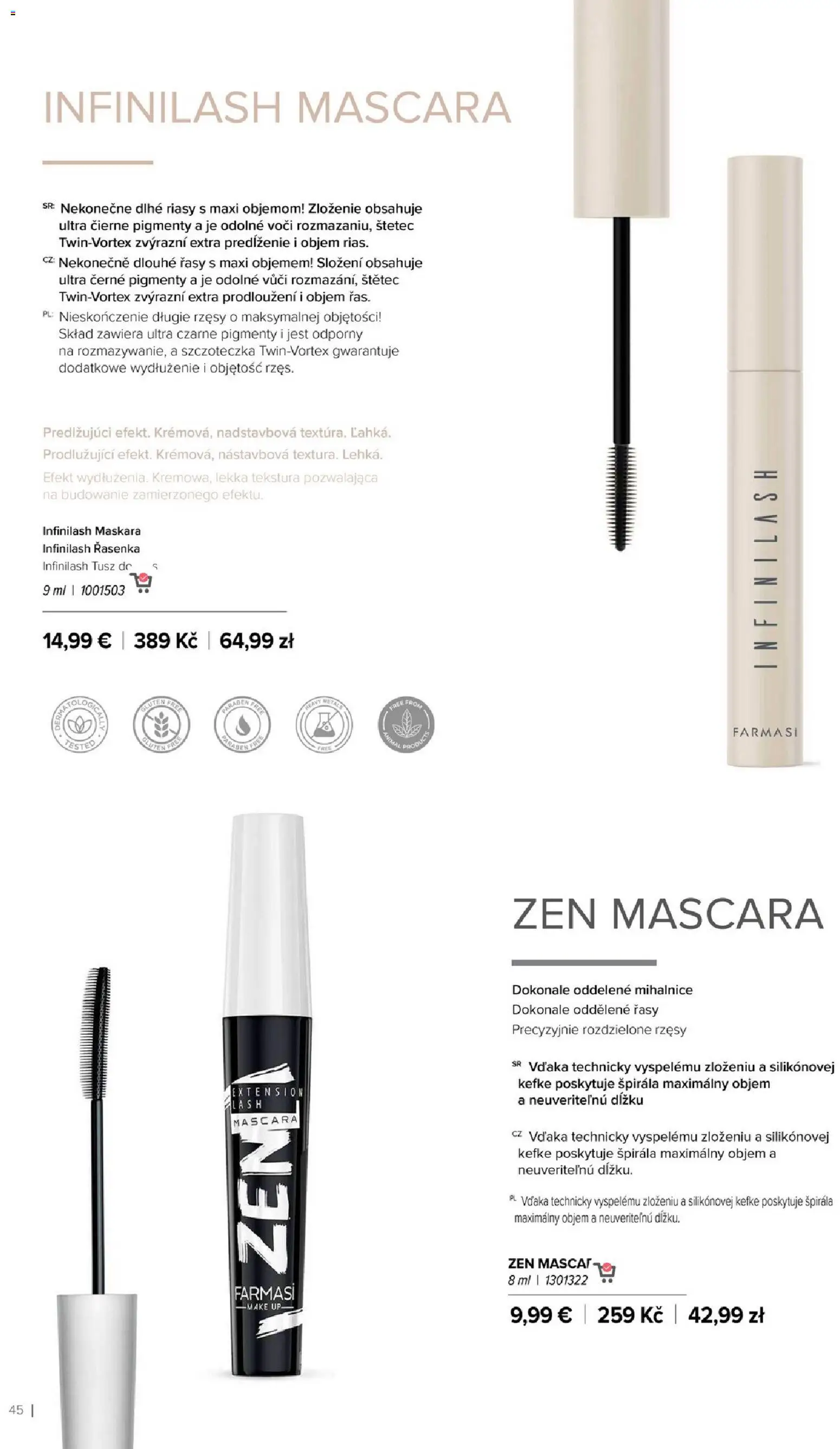 Nové Farmasi akcie – leták je platný od 01.01.2026 | Strana: 45 | Produkty: Make up, Štetec