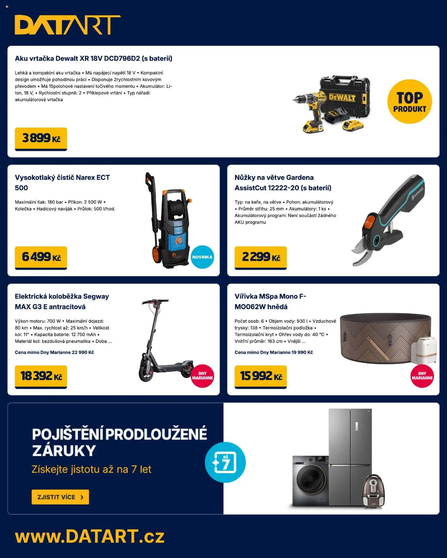 Datart leták od 17.04.2026 | Strana: 10 | Produkty: Nůžky na větve, Nářadí, Baterie, Vrtačka