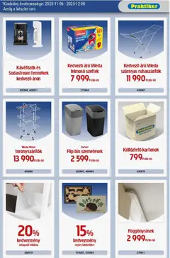 Praktiker Akciós újság - amely érvényes a következő dátumtól: 06.11.2025 | Oldal: 31 | Termékek: Felmosó, Vileda