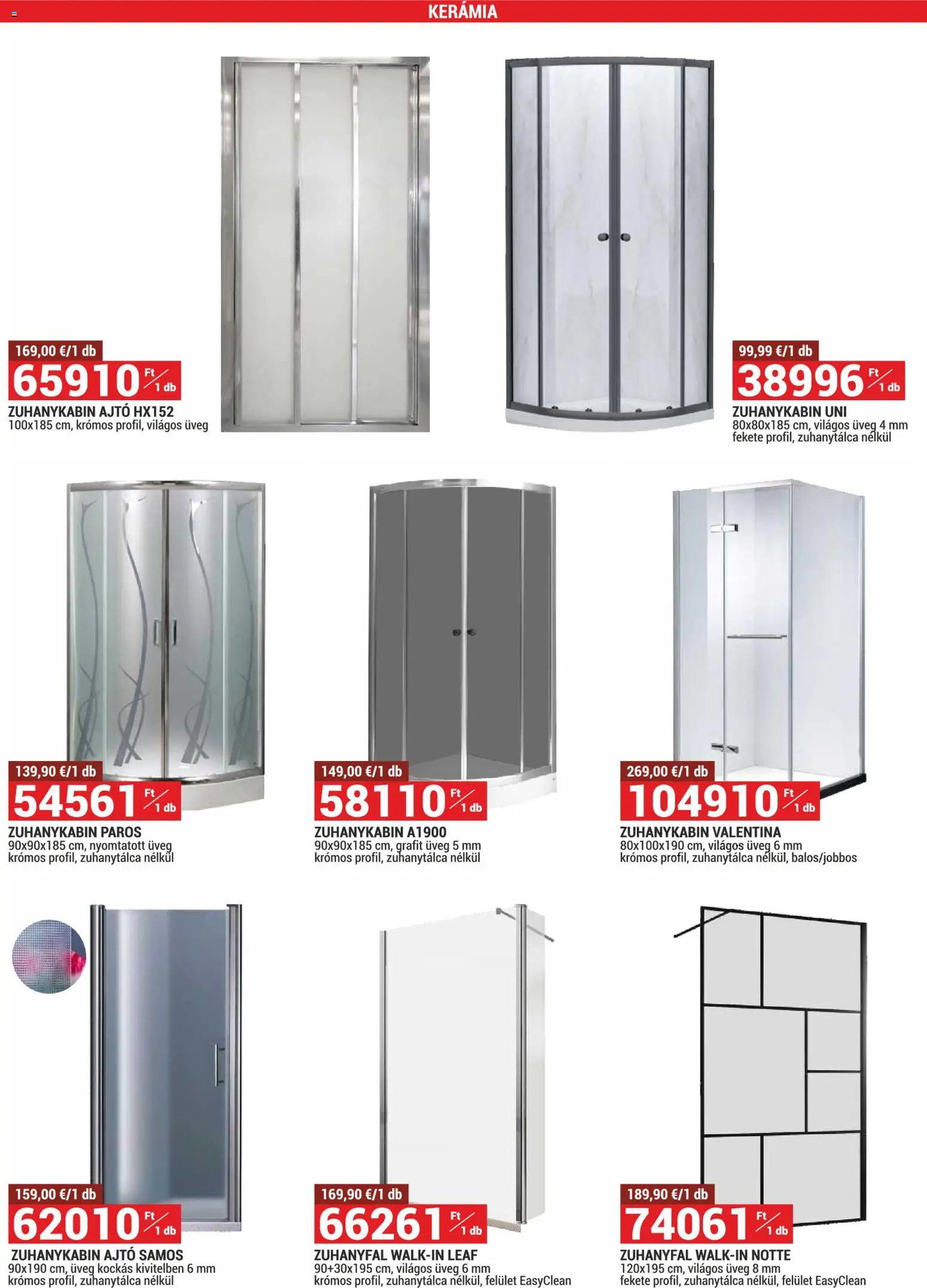 Merkury Market akciós ujság - amely érvényes a következő dátumtól: 01.12.2025 | Oldal: 33 | Termékek: Zuhanykabin