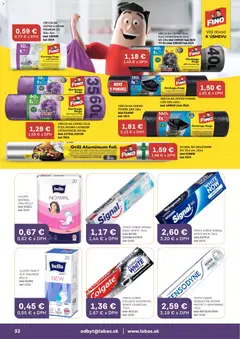 Labaš leták platný od 24.04.2026 | Strana: 32 | Produkty: Pás, Zubná pasta