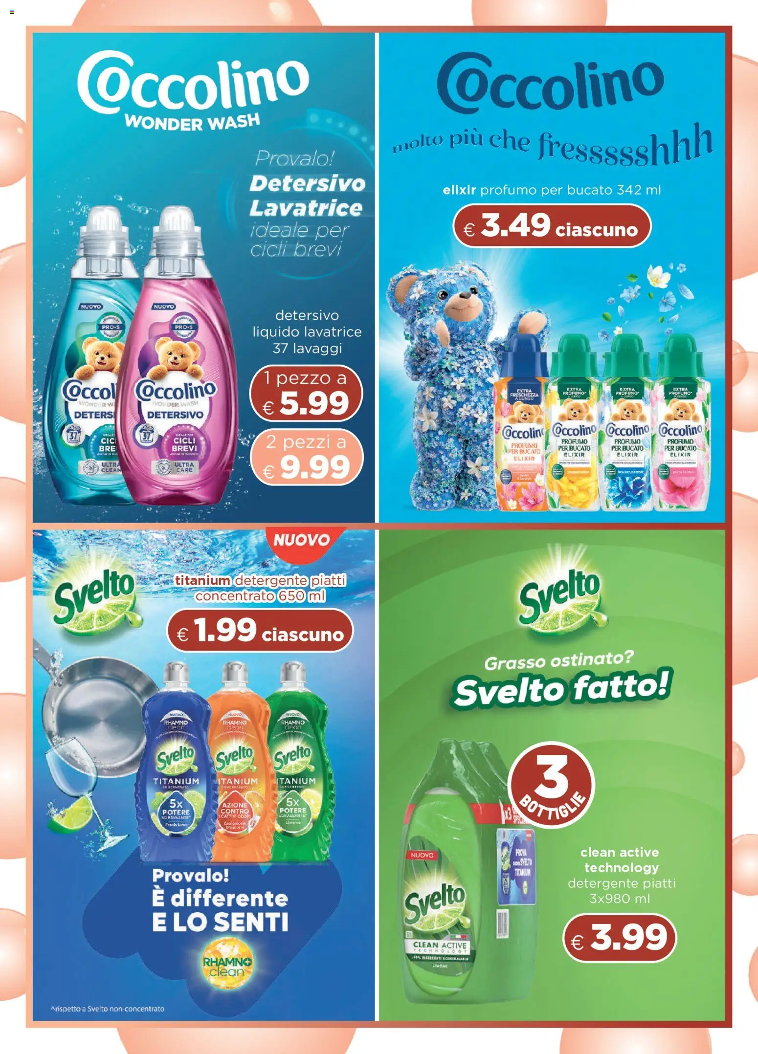 Volantino Acqua e Sapone del 05.04.2026 | Pagina: 4 | Prodotti: Detergente, Limone, Lavatrice, Profumo