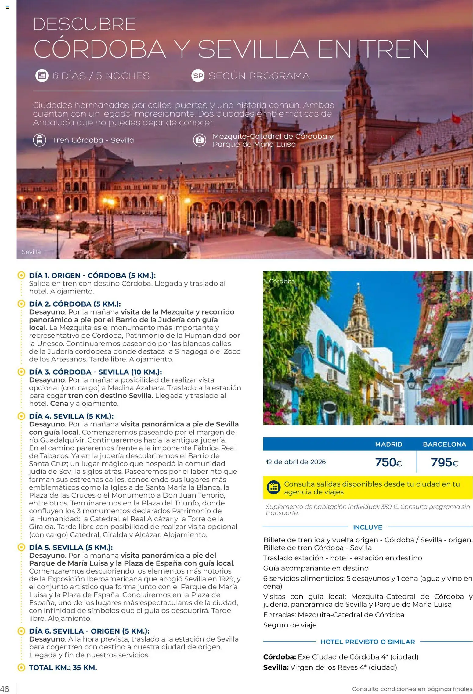 Viajes El Corte Inglés Vacaciones Económicas │ válido desde el 22.10.2025 | Página: 46 | Productos: Vino