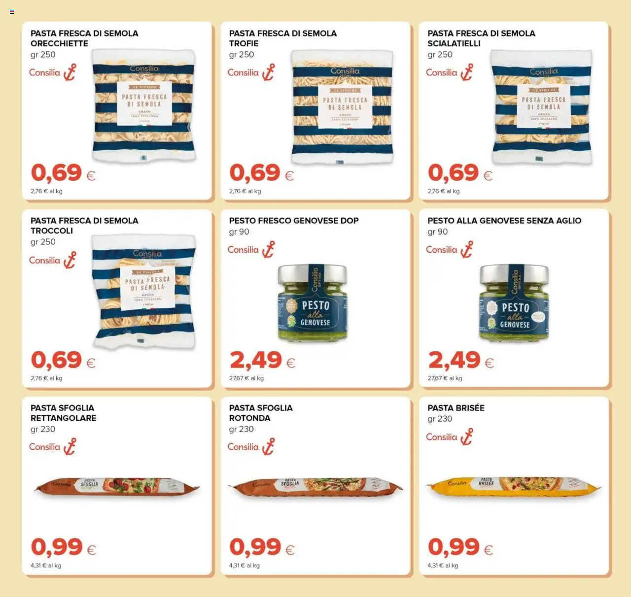 Volantino Tigre del 20.08.2025 | Pagina: 7 | Prodotti: Pasta sfoglia, Aglio, Pasta, Pasta brisée