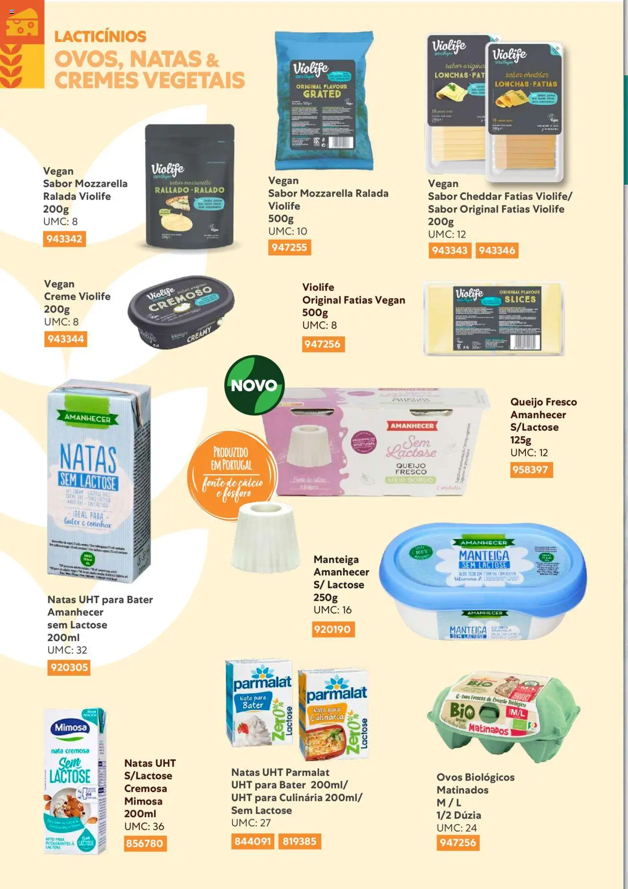 Recheio Alimentacao variada │ válido de 01.02.2024 | Página: 16 | Produtos: Cálcio, Queijo, Nata, Creme