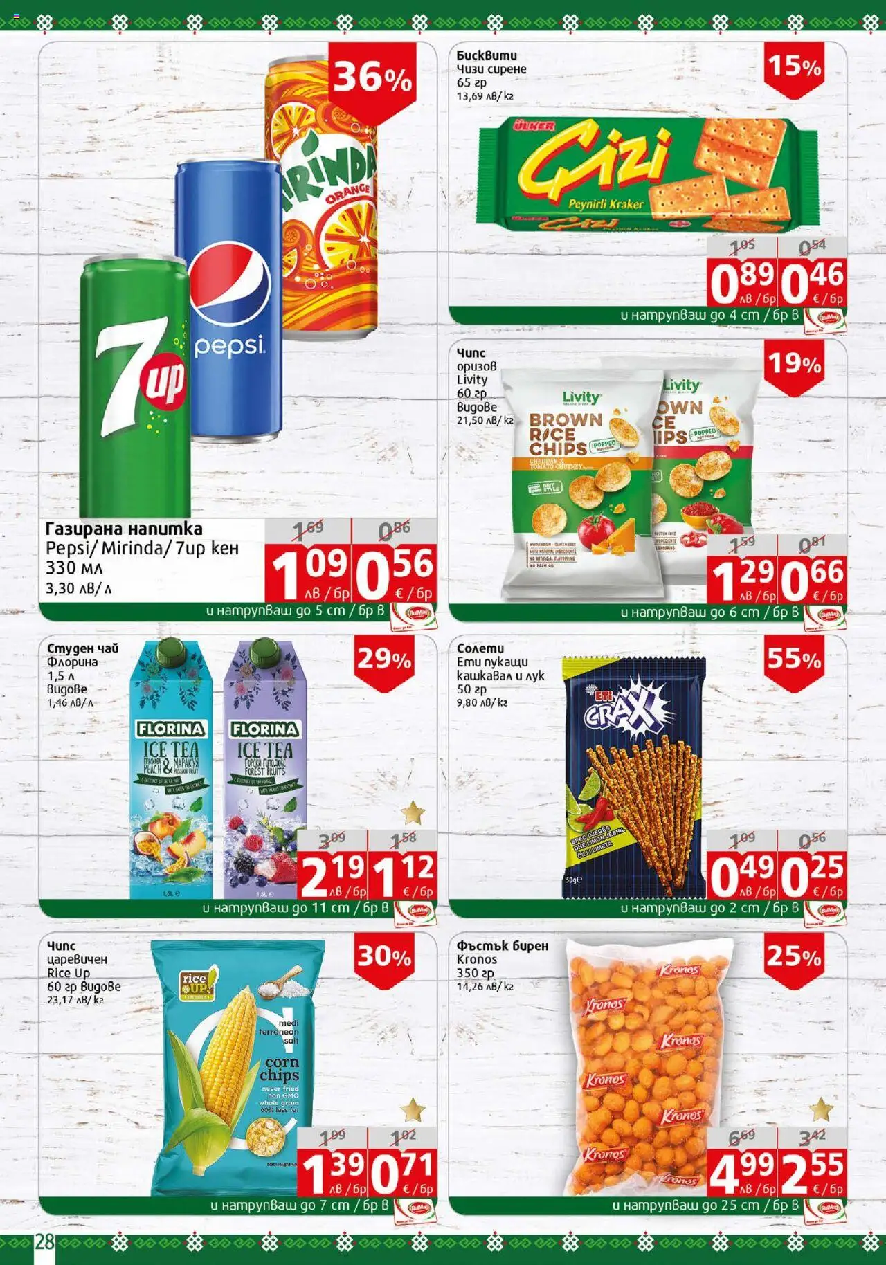  | Страница: 28 | Продукти: Чай, Сирене, Студен чай, Напитка