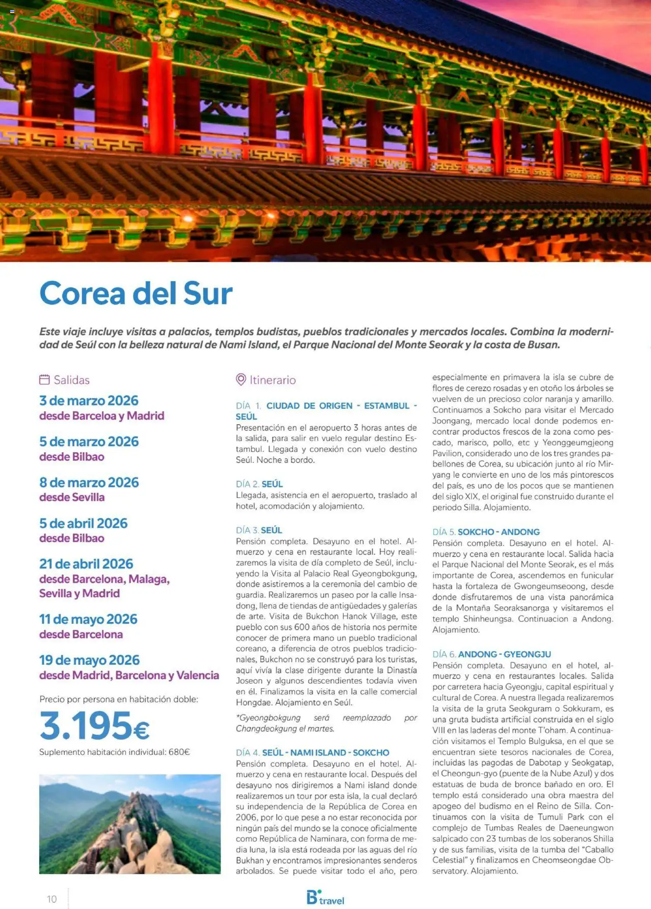 B the travel brand Viajeros Expertos Internacional 2026 │ válido desde el 03.10.2025 | Página: 10