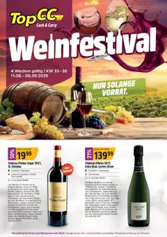 Vorschau von dem Prospekt - TopCC Aktionen Weinfestival ab 11.08.2025
