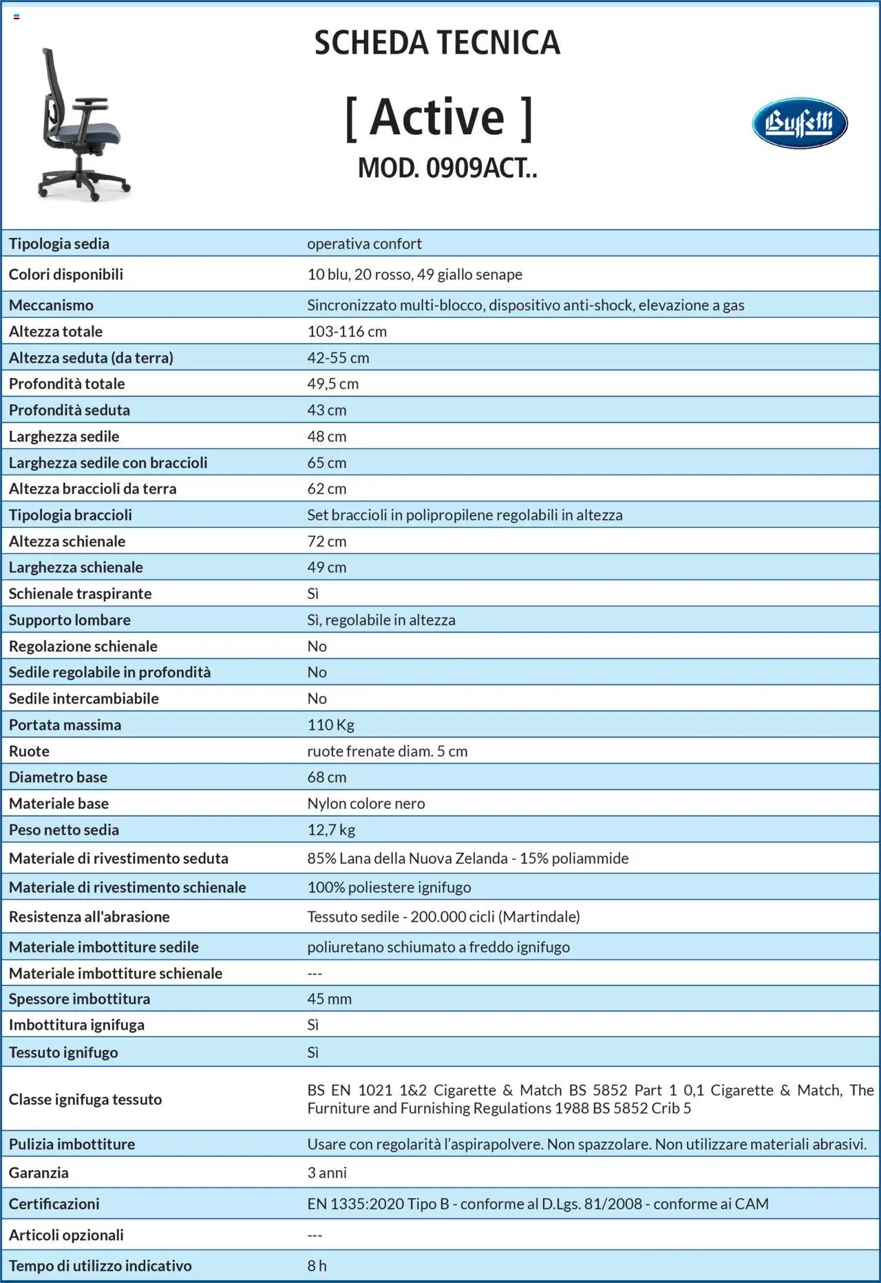 Volantino Buffetti del 28.06.2025 | Pagina: 62 | Prodotti: Braccioli, The, Senape, Sedia