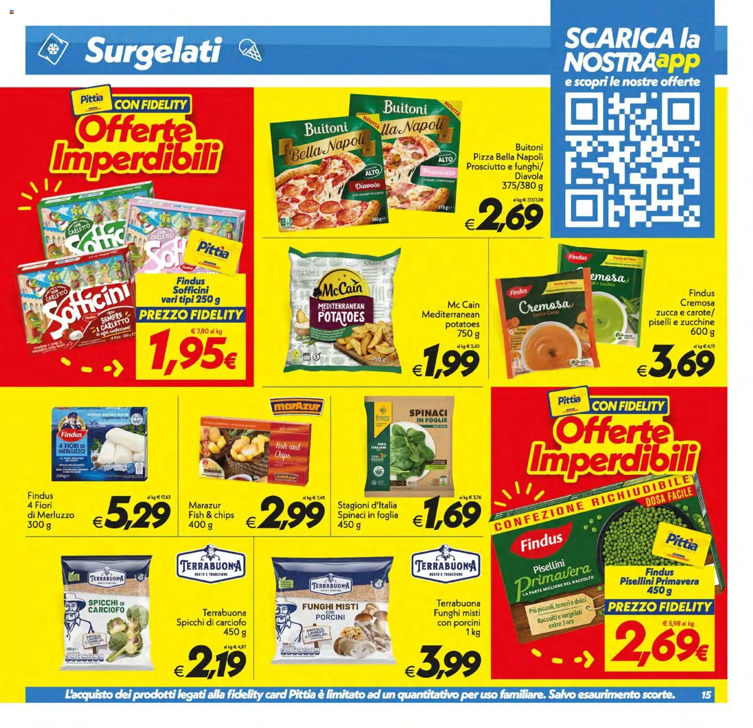 Volantino SuperConveniente del 13.01.2026 | Pagina: 15 | Prodotti: Carote, Prosciutto, Funghi, Zucca