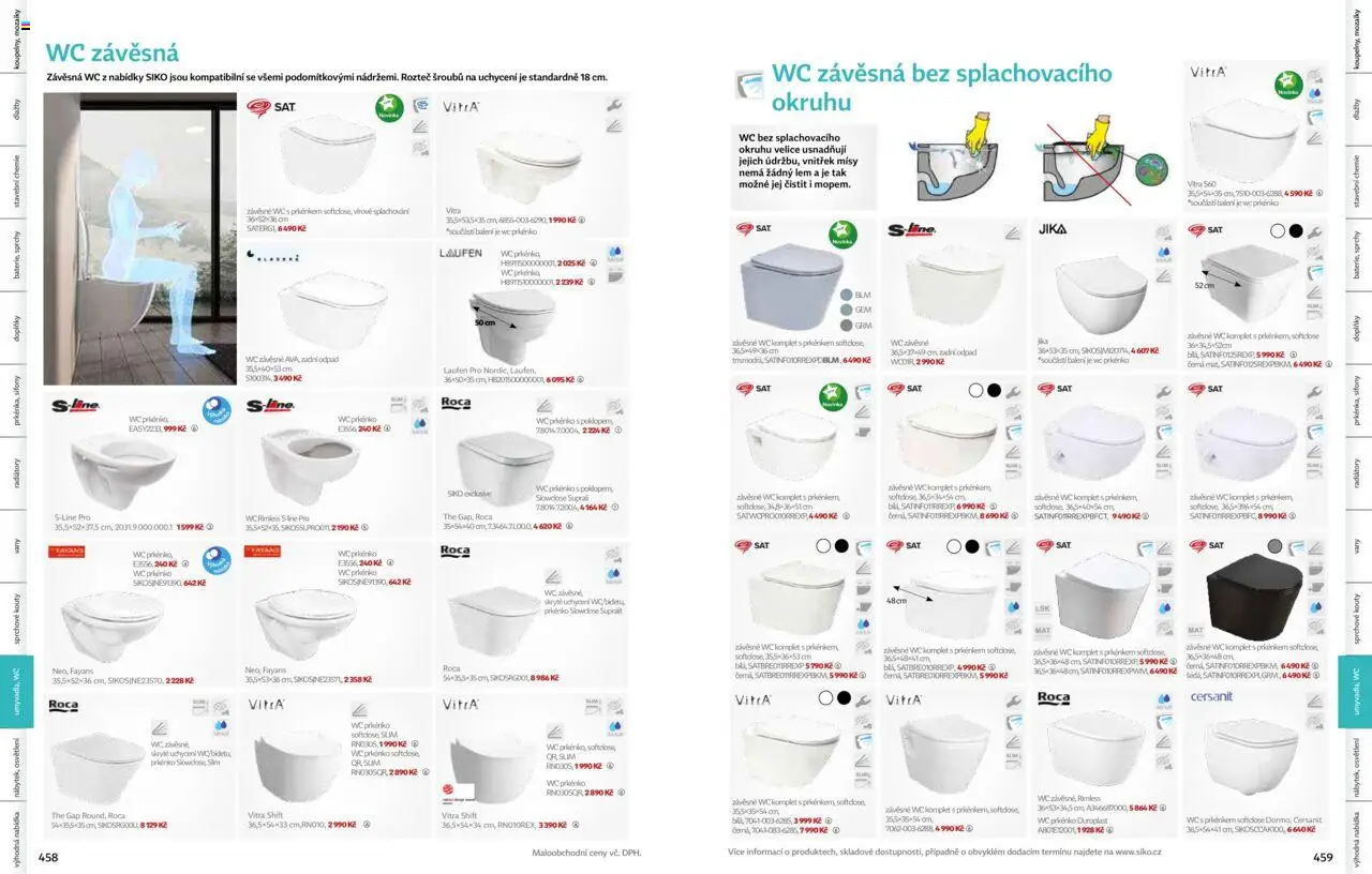 Siko koupelny katalog Koupelny 2025/2026 od 14.10.2025 | Strana: 232 | Produkty: Wc, Prkénko