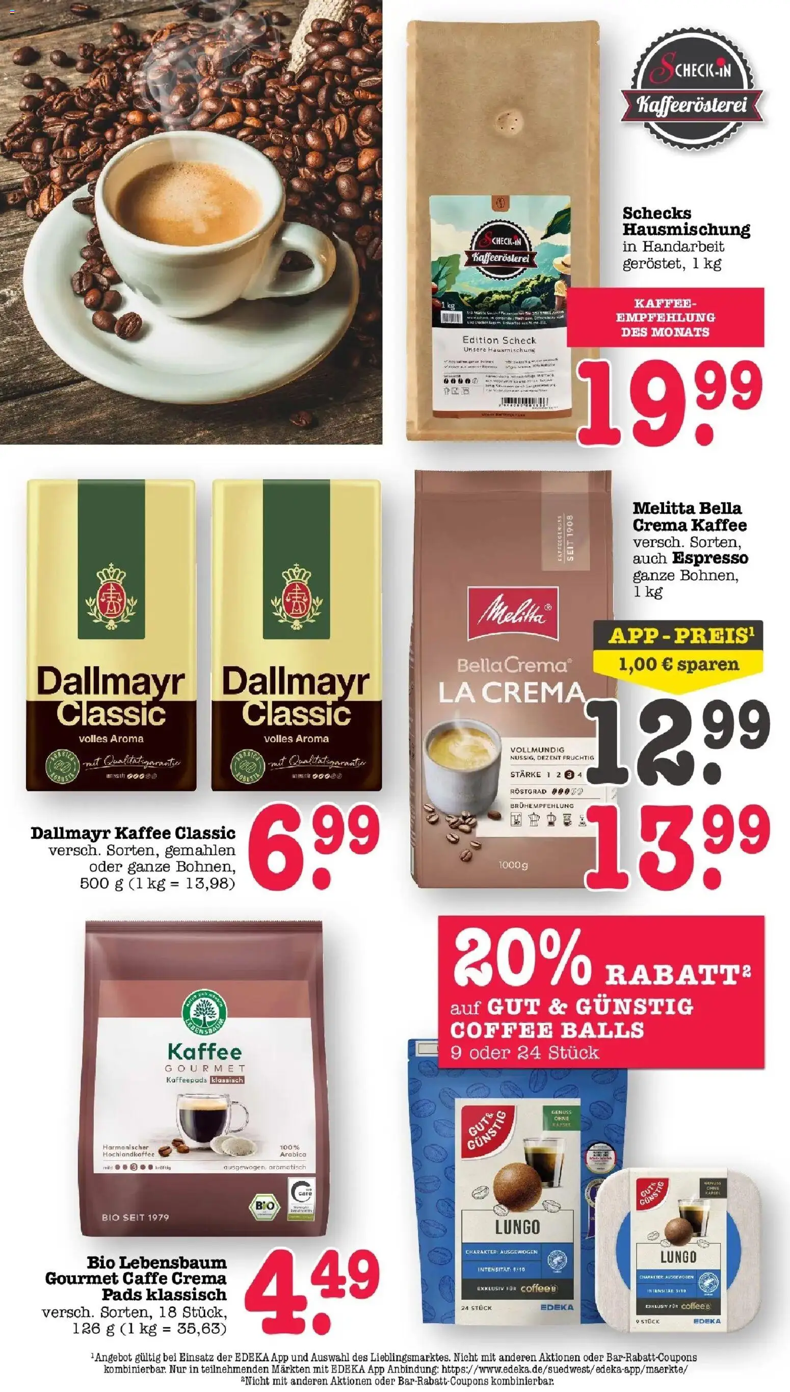 E center Prospekt Mainz-Weisenau	 – gültig ab 12.04.2026 | Seite: 25 | Produkte: Melitta, Kaffeepads, Kaffee, Dallmayr