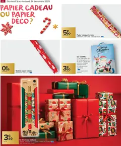 Carrefour Market - Prévisualisation de Carrefour Market Un noël pour tous les goûts valide à partir de 09.12.2025 | Page: 2 | Produits: Sac, Papier cadeau, Rouleau