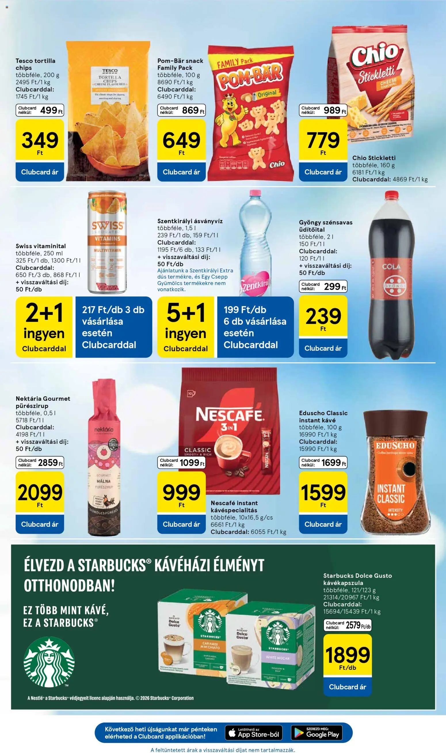 Tesco akciós ujság - amely érvényes a következő dátumtól: 05.03.2026 | Oldal: 27 | Termékek: Málna, Gyümölcs, Szentkirályi ásványvíz, Cola