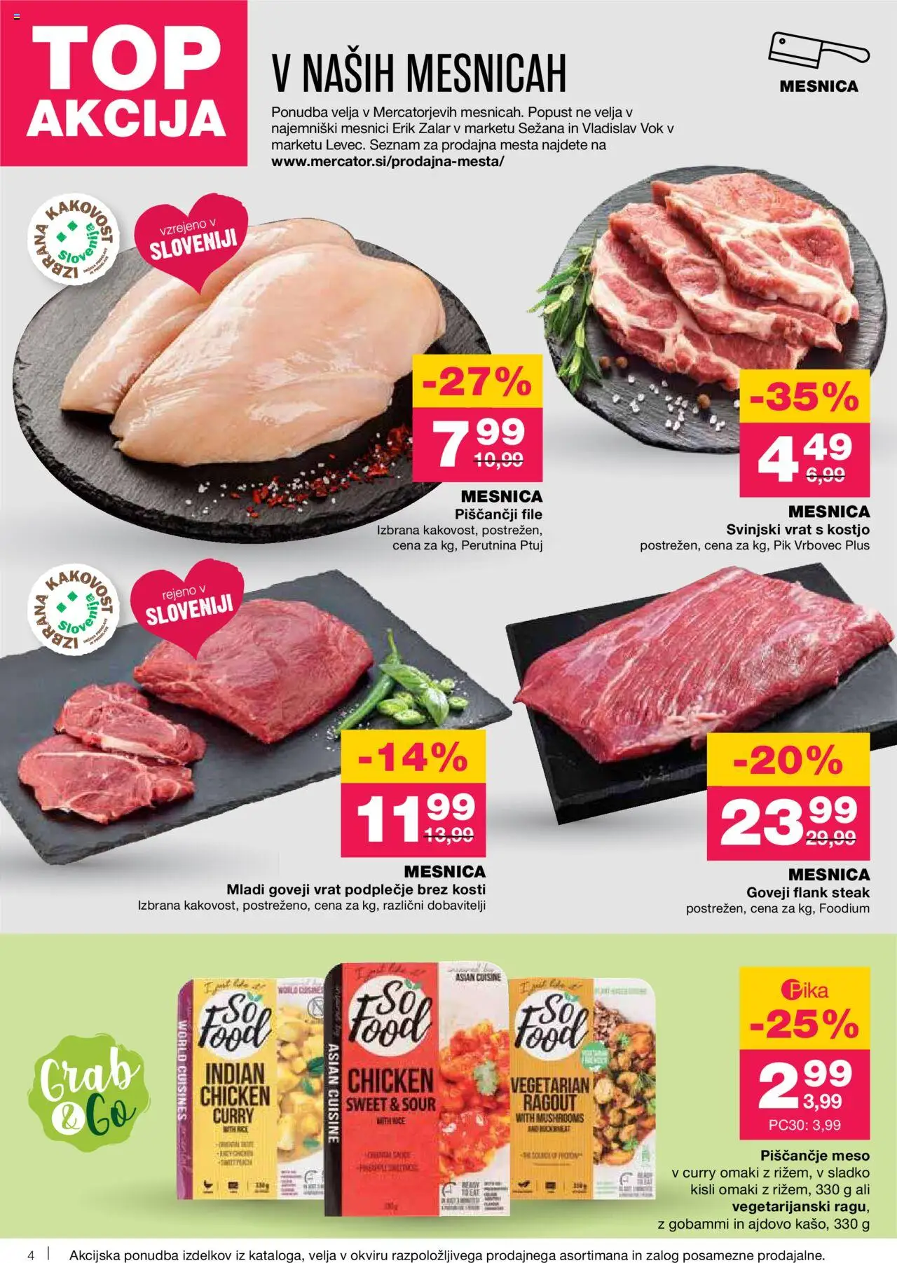 Mercator katalog │ velja od 12.06.2025 | Stran: 4 | Izdelki: Piscancje meso