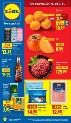 Náhled letáku Lidl leták od 30.10.2025
