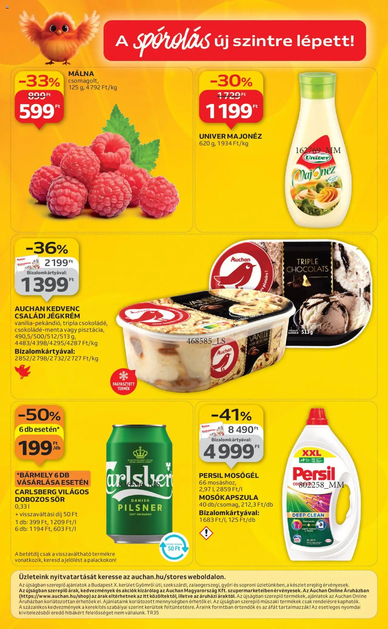 Auchan akciós ujság - amely érvényes a következő dátumtól: 28.08.2025 | Oldal: 12 | Termékek: Persil, Mosógél, Dobozos sör, Majonéz