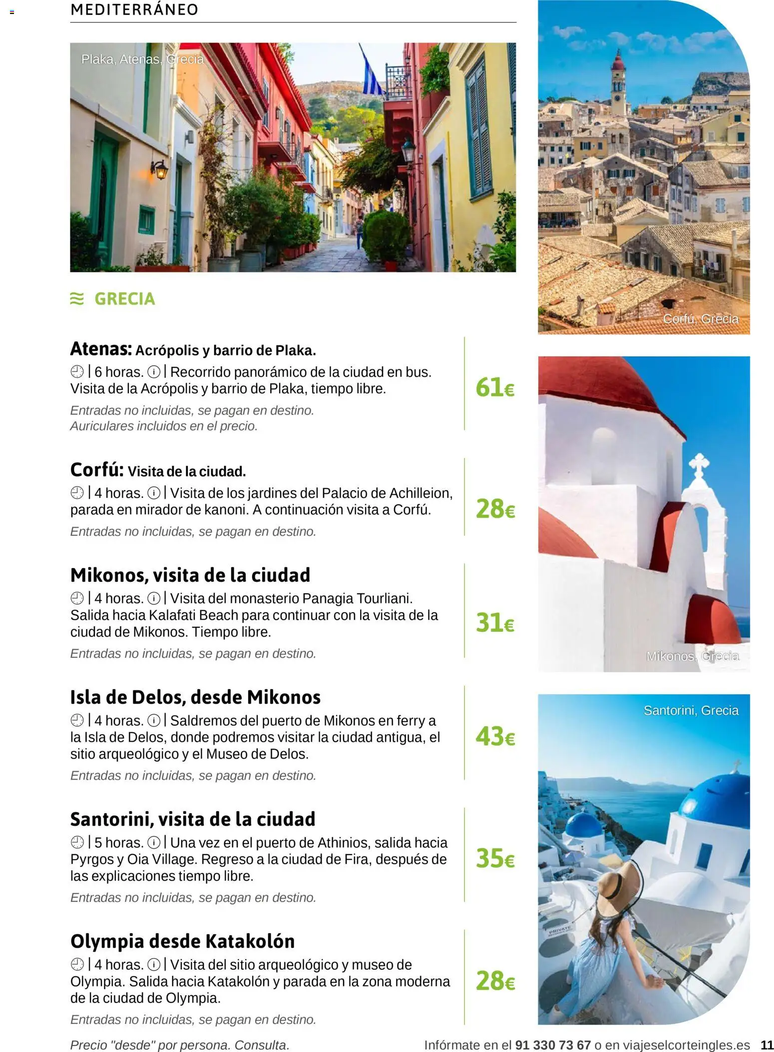 Viajes El Corte Inglés Excursiones Cruceros │ válido desde el 18.03.2026 | Página: 11 | Productos: Auriculares