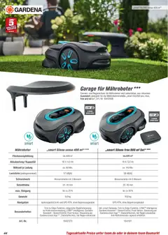 Toom Baumarkt Gartenpflege & Teich 2026 ab 20.02.2026 gültig | Seite: 44 | Produkte: Gewicht, Navigation