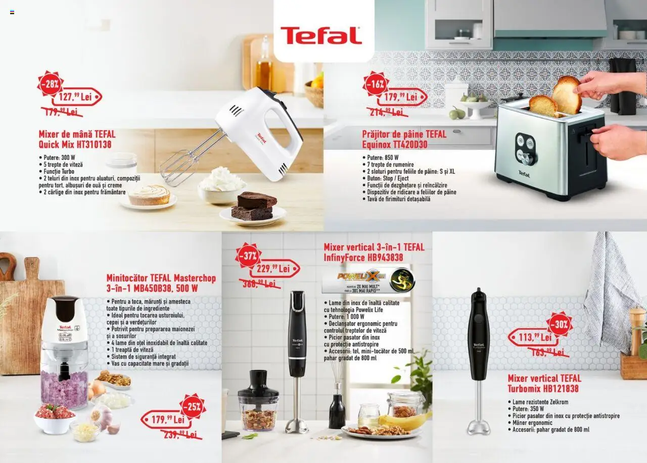 Carrefour catalog - Inovaţie și performanţă pentru casa ta – valabil de la 15.08.2025 | Pagină: 8 | Produse: Mixer, Mâner, Ouă, Pâine