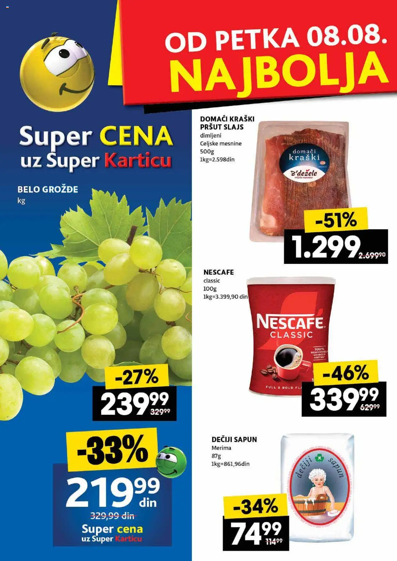 Roda katalog - važi od 07.08.2025 | Strana: 2 | Proizvode: Pršut, Sapun, Nescafé
