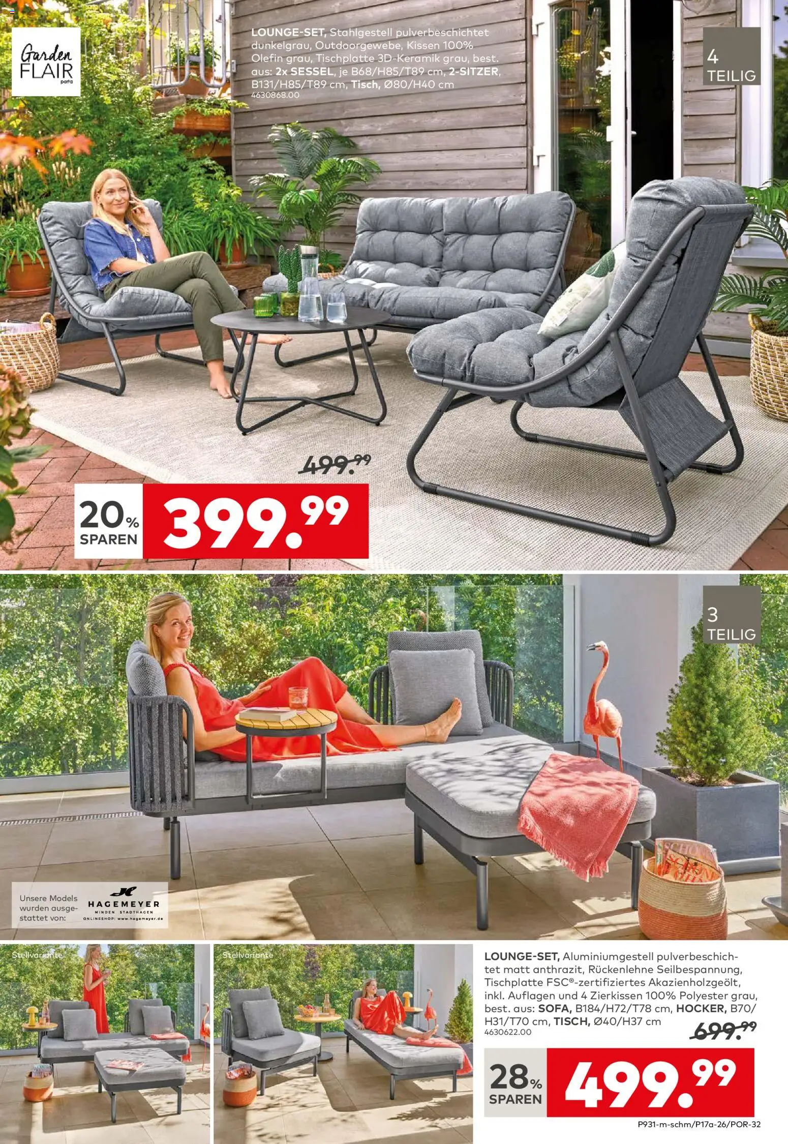 Porta! Gartenmöbel Bad Vilbel-Dortelweil – gültig ab 13.04.2026 | Seite: 7 | Produkte: Kissen