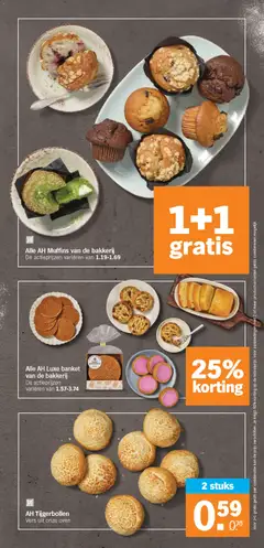 Albert Heijn folder week 18 - Voorbeeld van een folder van Albert Heijn, geldig van 27.04.2026 | Pagina: 10 | Producten: Muffins, Kan, Oven, Bakkerij