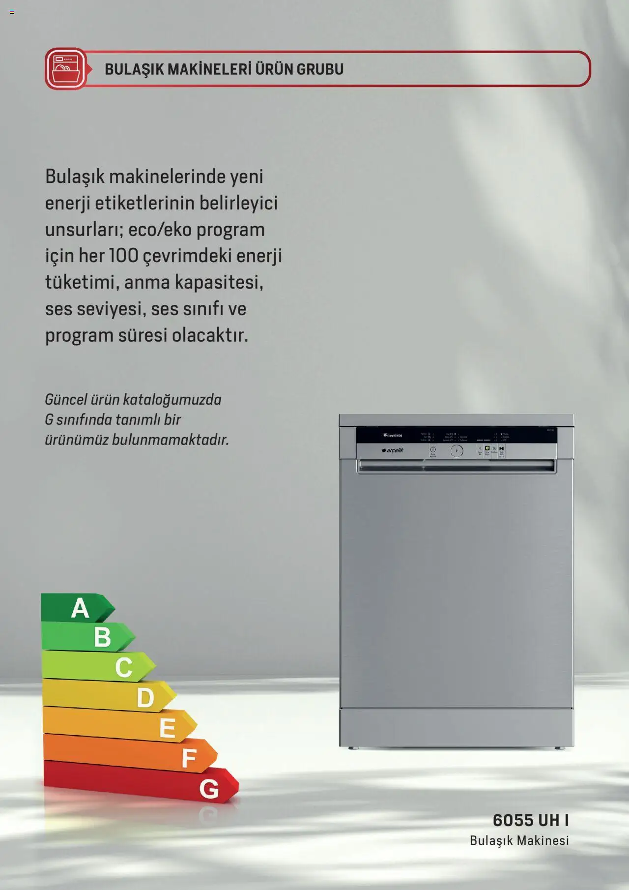 Arçelik - Enerji Sınıflandırmaları - 19.02.2024 tarihinden itibaren geçerlidir | Sayfa: 8 | Ürünler: Ses, Bulaşık makinesi