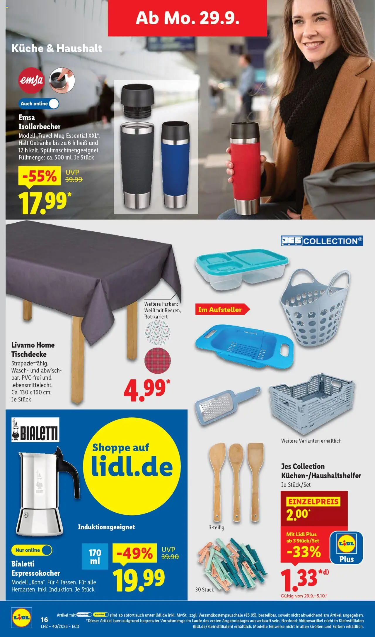 Lidl Prospekt 	 – gültig ab 29.09.2025 | Seite: 26 | Produkte: Küche, Espressokocher