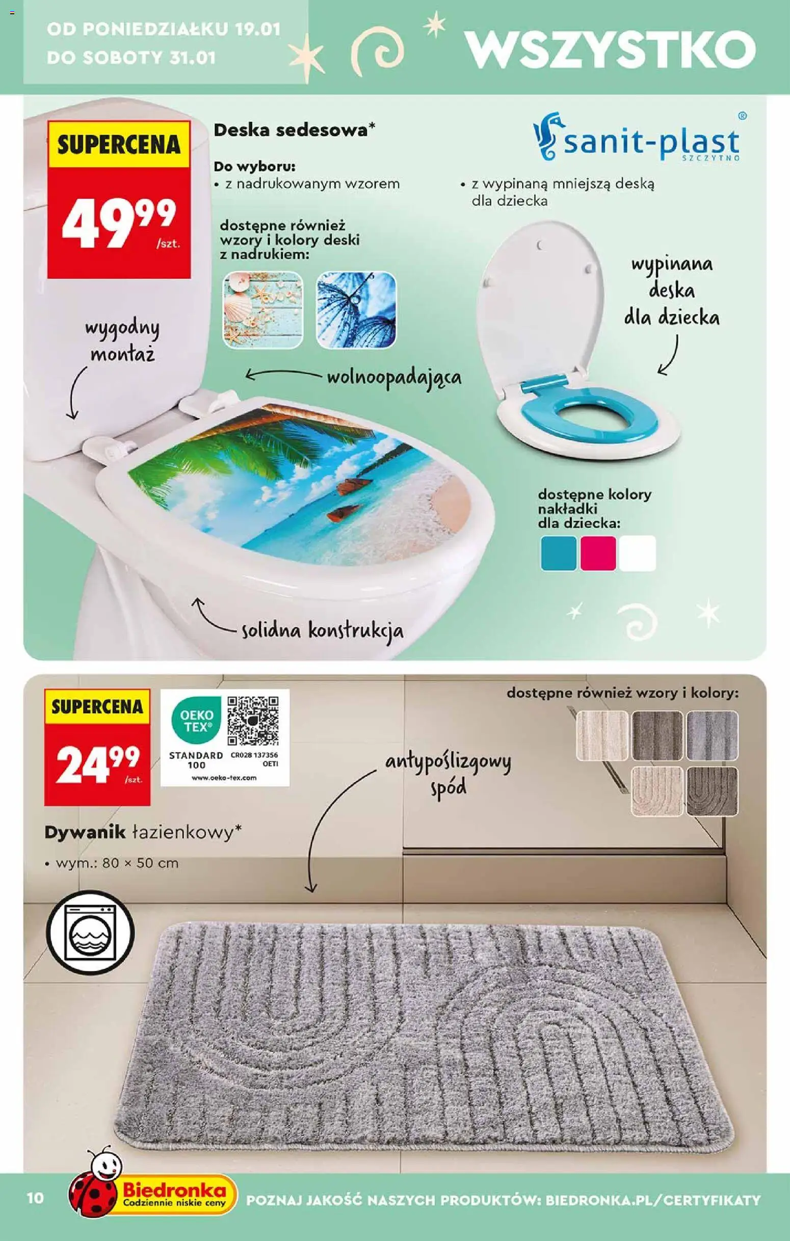 Biedronka gazetka - Hity i inspiracje od 17.01.2026 | Strona: 10