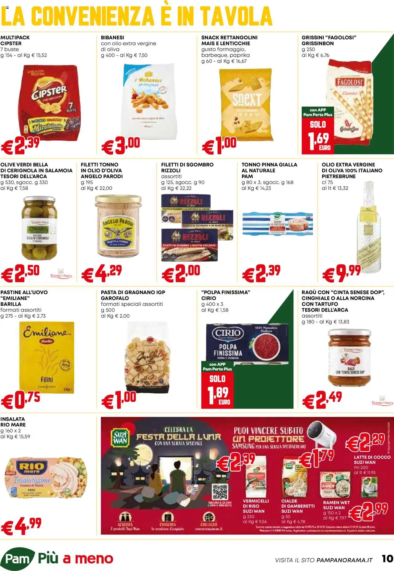 Volantino PAM del 25.09.2025 | Pagina: 10 | Prodotti: Tartufo, Ragú, Mais, Gamberetti