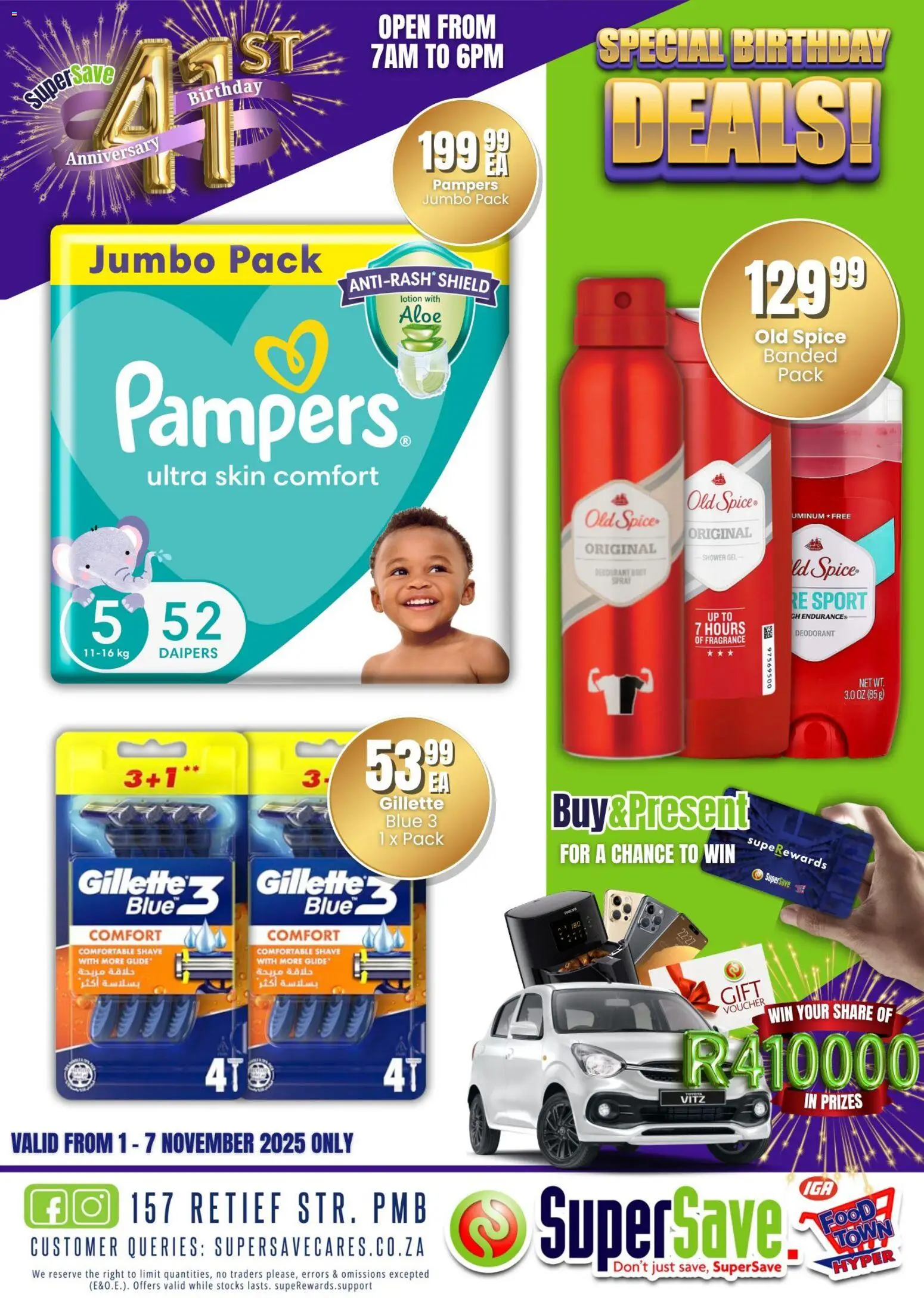 New Super Save catalogue – valid from 31.10.2025 | Page: 29 | Products: Shower, Fragrance, Shower gel, Lotion