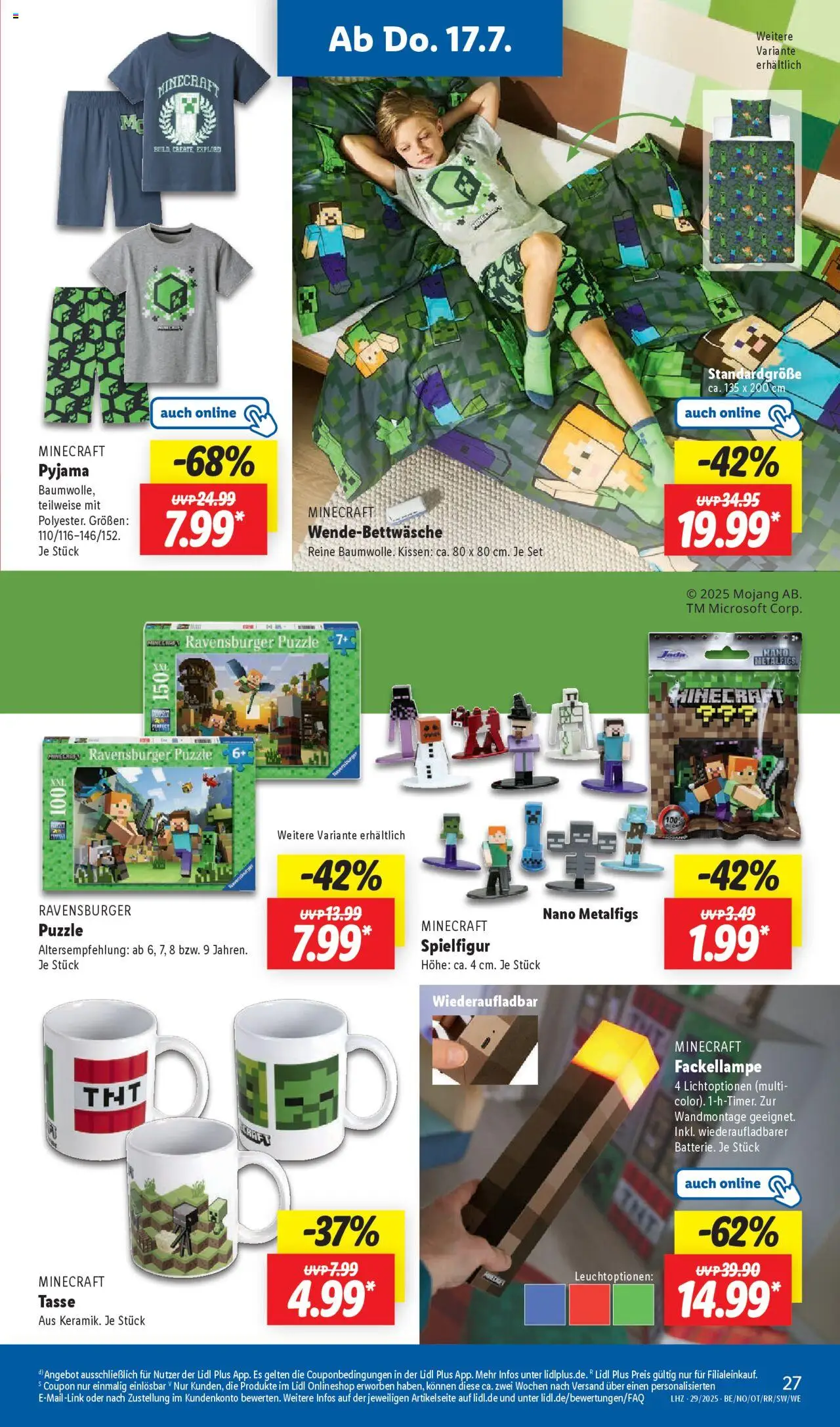 Lidl Prospekt Heppenheim - gültig ab dem 14.07.2025 | Seite: 37 | Produkte: Kissen, Pyjama